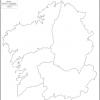 Mapa mudo de Galicia