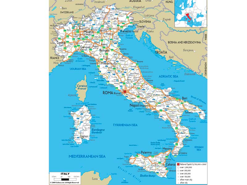 Mapa De Italia Descarga Los Mapas De Italia